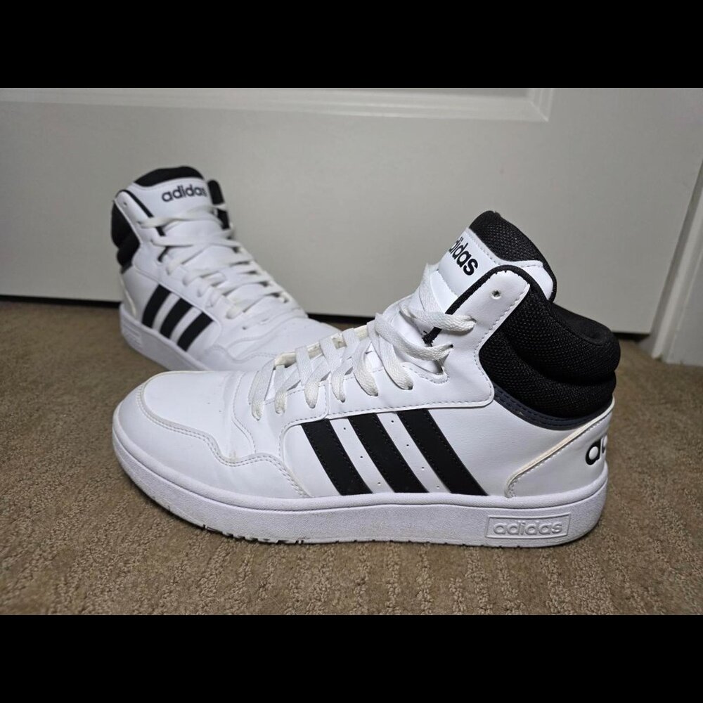 Adidas Men's Hoops 3.0 Mid Sneaker 10.5